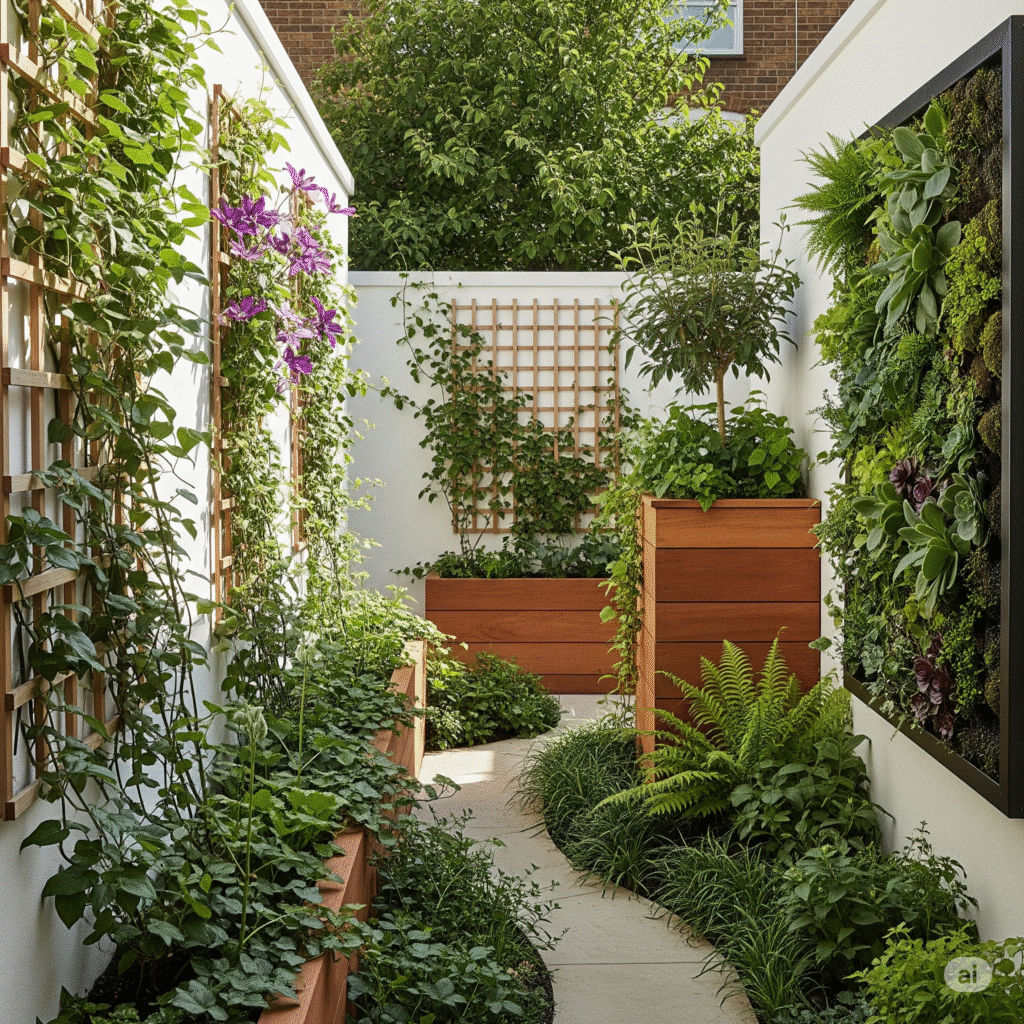 15 Stunning Landscape Gardening Ideas for Small Gardens That Wow 4 Maximizing Vertical Space: Landscape Gardening Ideas for Small Gardens