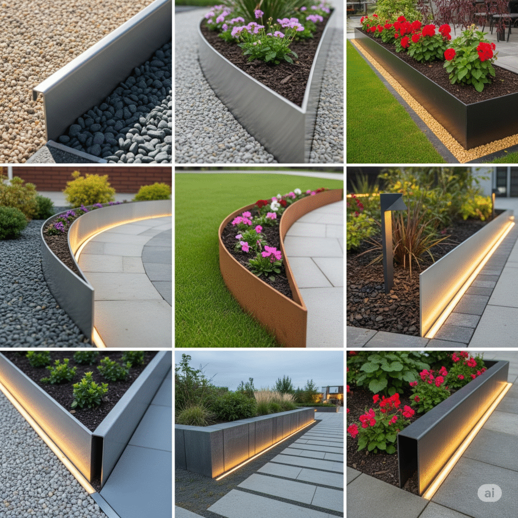 Landscaping Edger Ideas: 5 Essential Designs for a Polished Look 4 Gemini Generated Image 9wvb5i9wvb5i9wvb